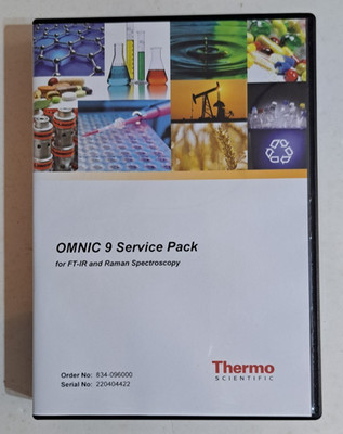Thermo Scientific 834-096000 OMNIC 9 Software Service Pack for FTIR USB Systems