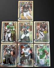 2025 Topps Chrome Philadelphia Eagles Card Lot - Hurts, Brown, Blankenship +++