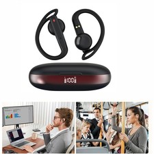 Bluetooth Earbuds Sport Earhook APP Control Earphones for Cycling Running Gym US