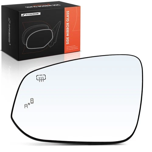 A-Premium Mirror Glass with Heated & Blind Spot Front Driver for Toyota Sienna