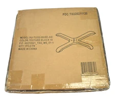 Flash Furniture Restaurant Table Base Replacement 22"x22" Black XU-T2222-BASE-GG