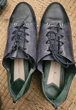 10 Crosby Derek Lam Black,  Blue and Green Shoes Sz 9.5 M