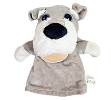 Schnauzer Puppy Dog Plush Hand Puppet by KellyToy