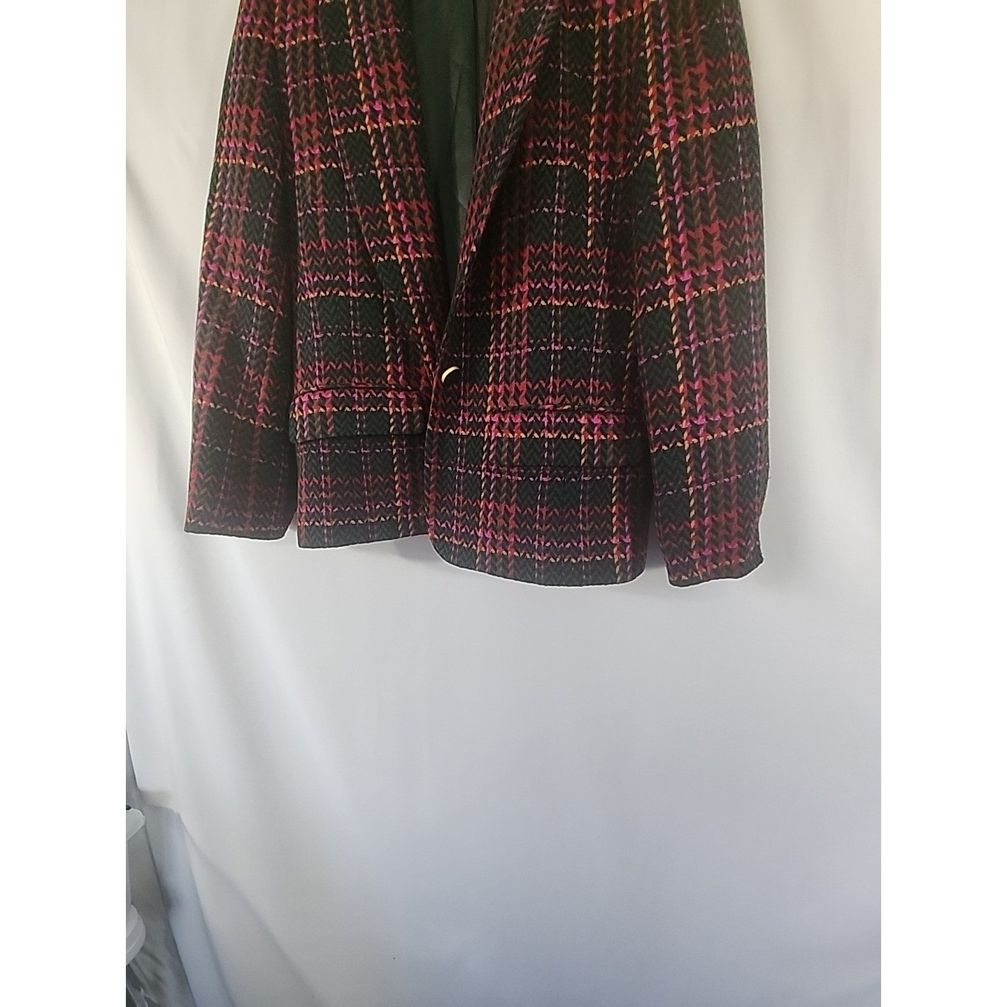 Pendleton Virgin Wool Multicolor Plaid Blazer Jac… - image 4
