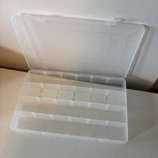 x2 Plano Adjustable Compartment Box With Compartments, Plastic