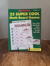 25 Super Cool Math Board Games Grades 3 - 6 Teacher Reproducible Book