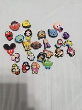 Croc Charms Jibbitz Mix Lot Of 25 Disney Sesame Street Mickey And More