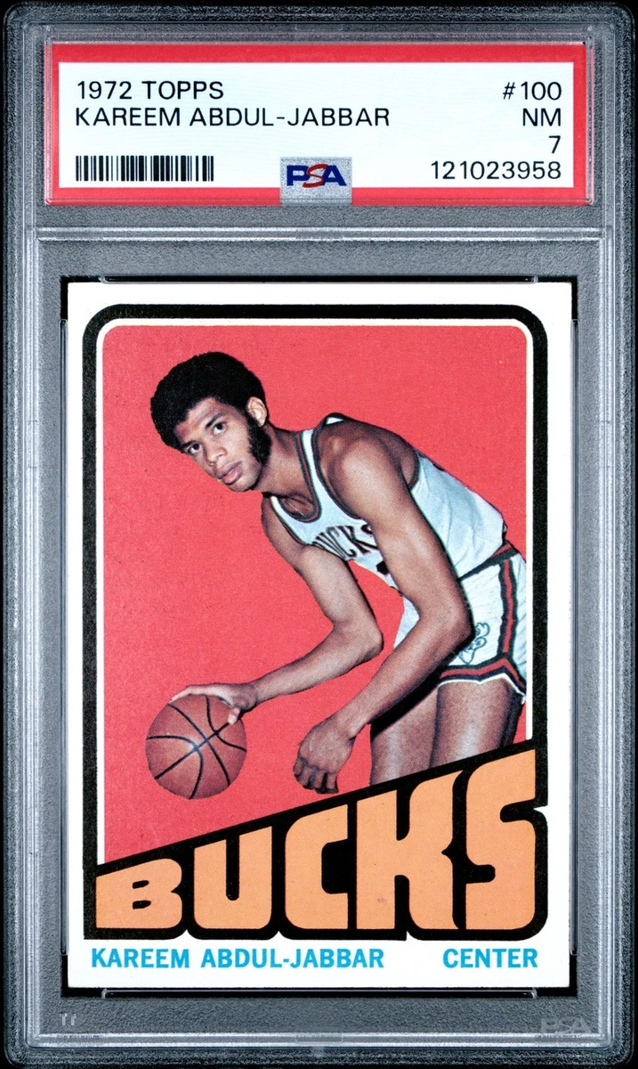 Topps Kareem Abdul-Jabbar 7 Graded Basketball Sports Trading Cards
