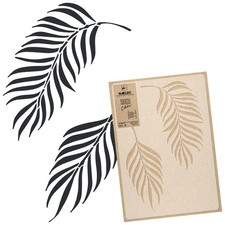 Reusable Plastic Stencil // PALM LEAF 3