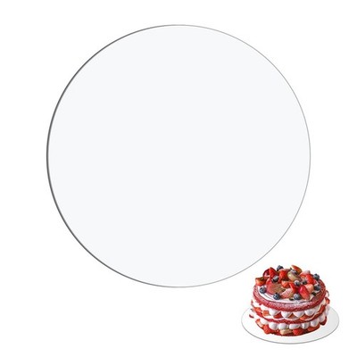 2 Stück Acryl Cake Board, Wiederverwendbar Tortenunterlagen für Transport Kuc...