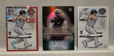 #ad 2025 Panini Prospect Edition Kyle Teel Franchise Futures Auto Red Ice Chrome $19.99