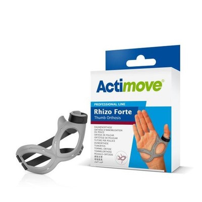 Actimove Rhizo Forte Daumenorthese Grau Immobilisierung Verstauchung Latexfrei