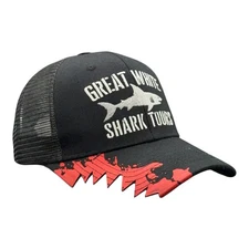 Great White Shark Tours Hat Funny Sarcastic Special Effect Graphic Novelty Shark