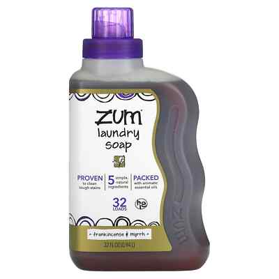 Zum Laundry Soap - Frankincense & Myrrh- 32 fl oz