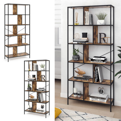 Loft Bücherregal Standregal FYRK Wandregal Aufbewahrung 180x80x30 Vintage Vicco