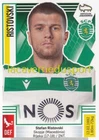 259 STEFAN RISTOVSKI # MACEDONIA SPORTING CP STICKER PANINI FOOTBALL 2019 2020