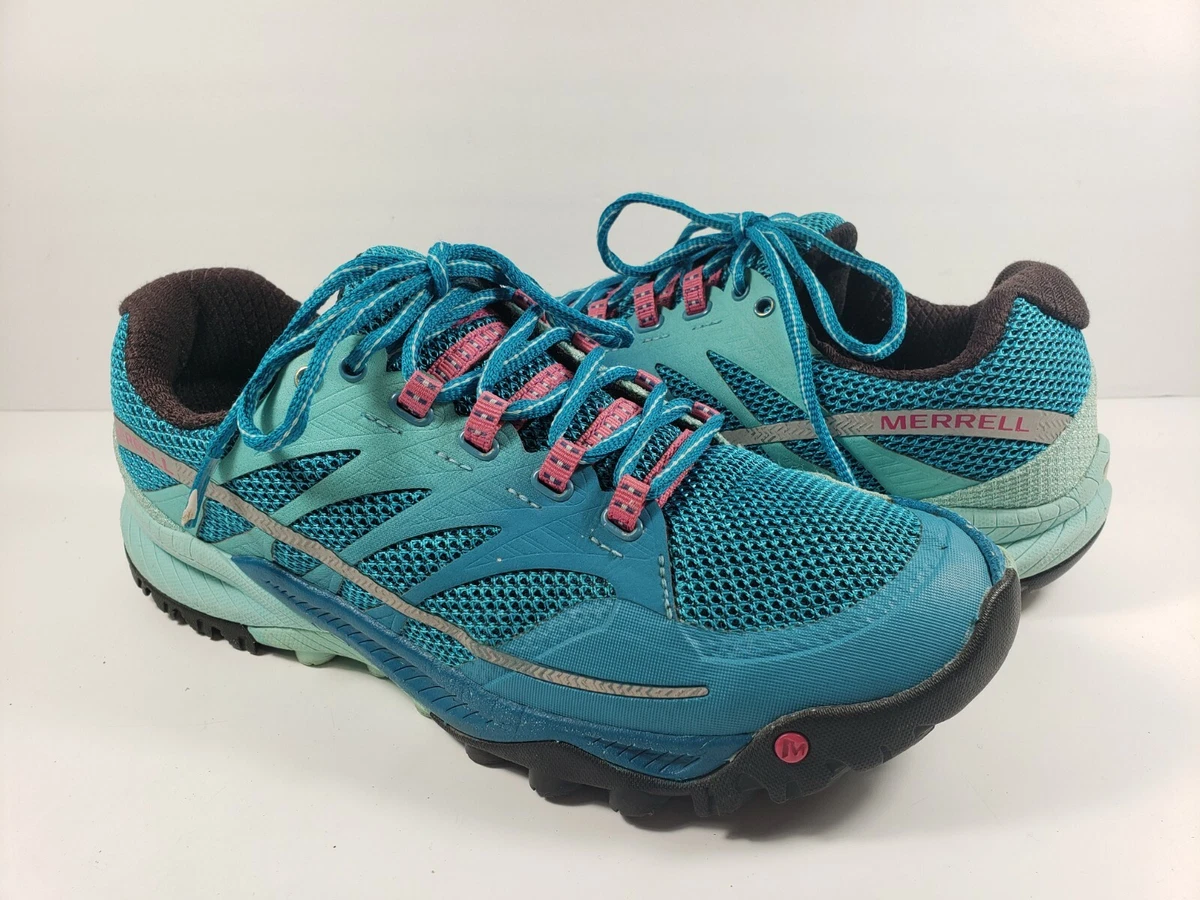 Merrell Vibram Algiers Pilot Purple Trail Running Shoes Sneakers Wms Size 9