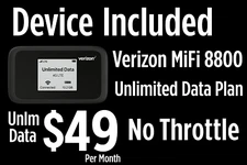 Verizon Mifi 8800 WiFi Hotspot | Unlimited 4G LTE | Rural Ready | No Cap