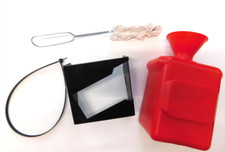 Tire Changer Bucket Lube Bottle Bracket And Swab