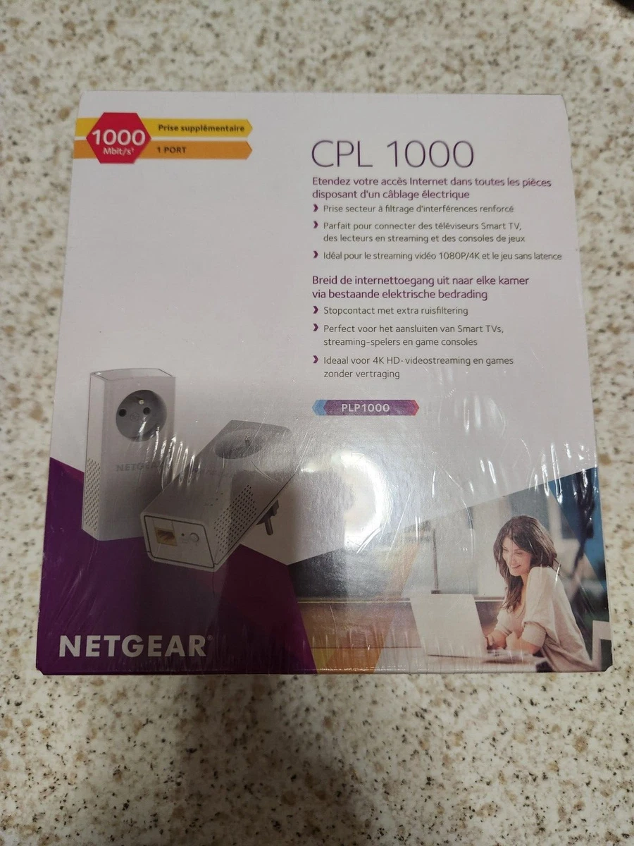 NETGEAR Kit CPL WiFi 1000 PLPW1000 pas cher