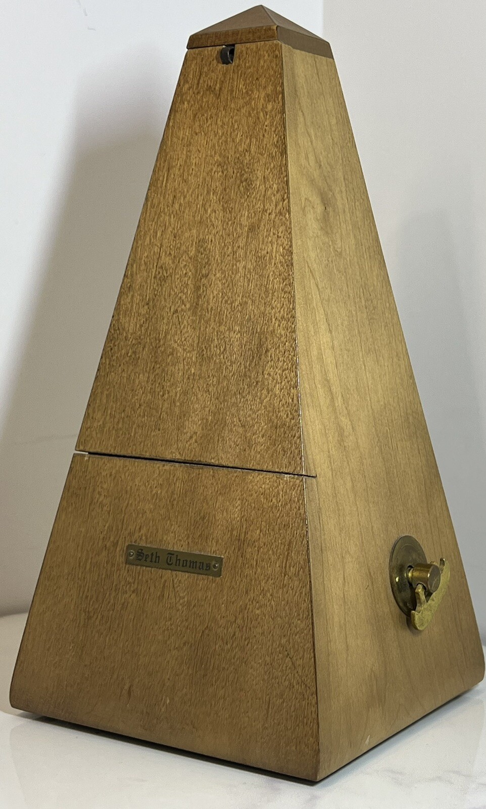 Vintage Seth Thomas Wooden Metronome de Maelzel Works Well 9.5” Tall eBay
