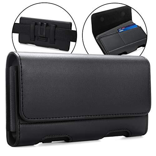 for Galaxy S24 Ultra S23 Ultra S22 XL (6.85" x 3.6" x 0.75") Black-Leather - 第 2/8 張圖片