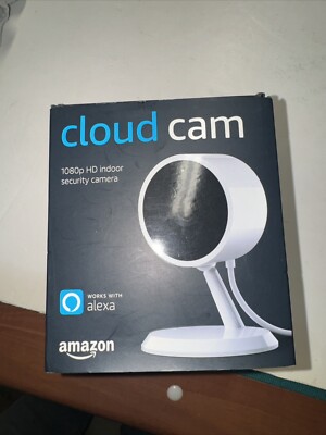 Amazon Cloud Cam Indoor Security Camera 1080P, Alexa, Key Edition New Open Box 