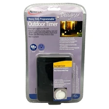 AMERTAC Heavy Duty Programmable Outdoor Timer TM12DOLBL NEW Ships Quickly