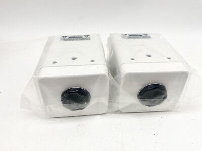 LOT OF 2 verint v4750bx-dn ip box camera