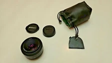 Nikon Nikkor 50mm f/1.8 Lens – w/ Front Cap & Soft Bag