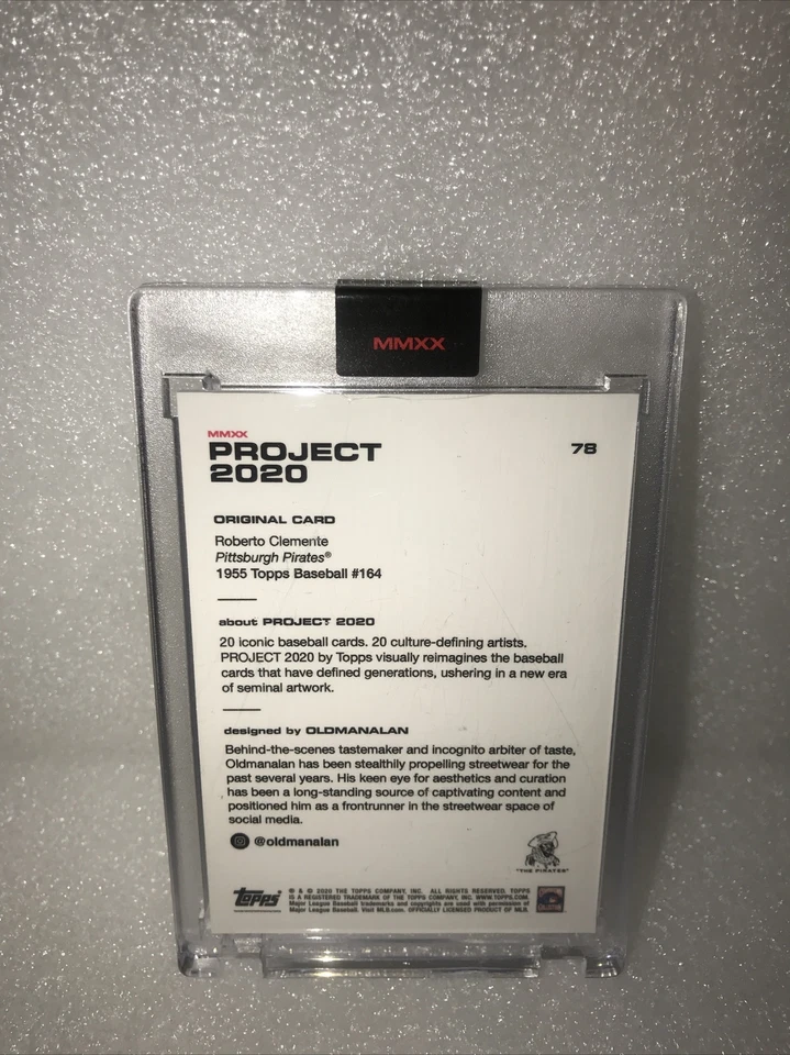 Topps PROJECT 2020 Card 78 - 1955 Roberto Clemente by Oldmanalan - Image 2 of 4