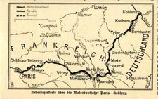 Historische Bootstour Paris-Koblenz Bilder-Ausschnitte von 1913