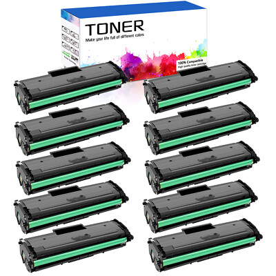 10PK Black MLT-D101S 101S Toner for Samsung ML-2160 ML-2165W SCX-3405 SF-760