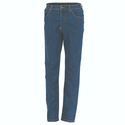 LADIES DENIM STRETCH JEANS BRAND NEW CLOTHES WORK WEAR 3338 DNC