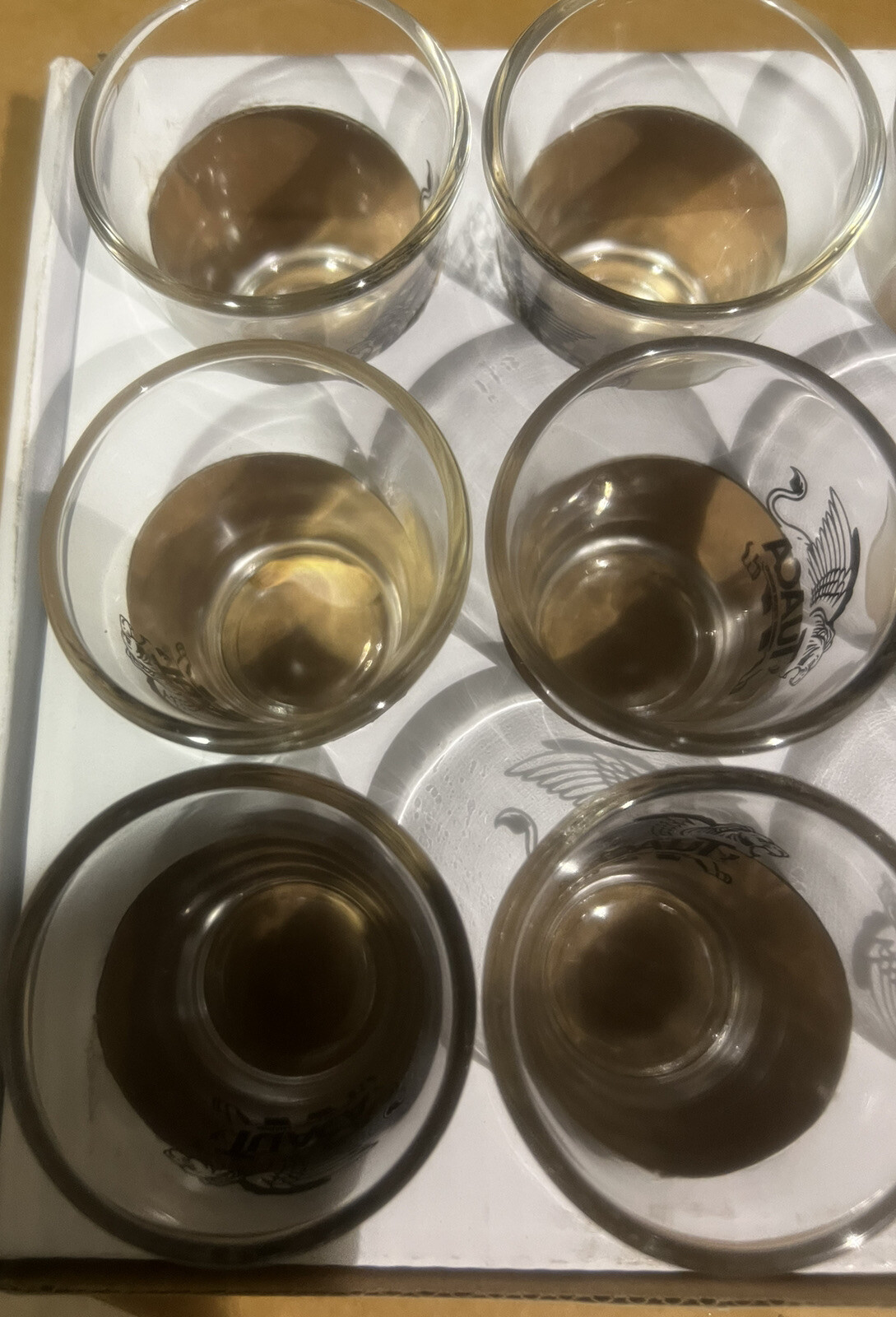 SET OF 6 Tuaca Liqueur Shot Glass, REAL GLASS | eBay