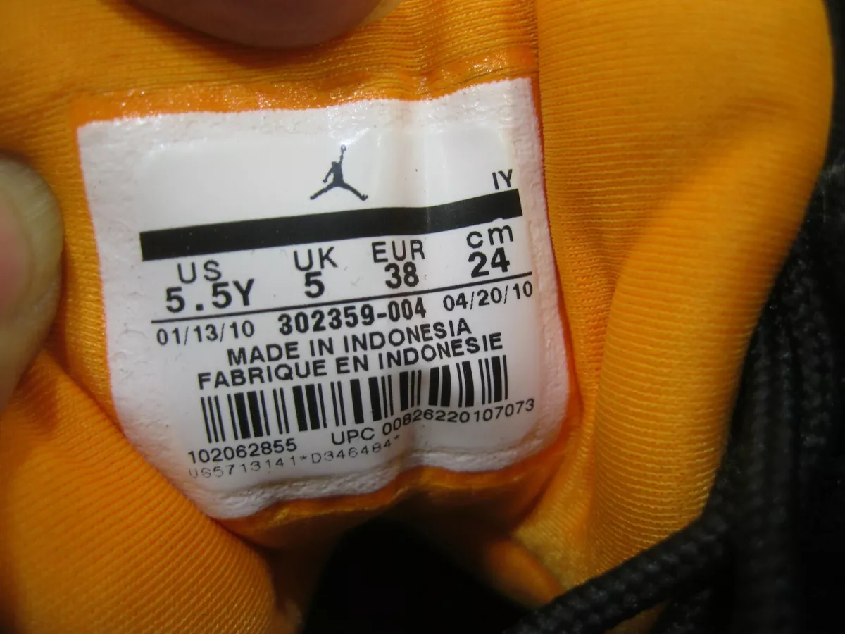 Air Jordan 9 Retro u0026#039;Citrus 302359 004 youth size 5-5.5 - US Women 6  -6.5 | eBay