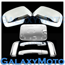 Chrome Mirror4 Door Handle Wo Psg Khgas Cover For 08-12 Nissan Pathfinder