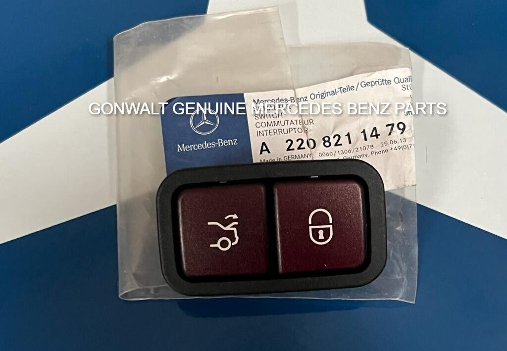 Mercedes Benz Rear Trunk Lock Open Release Switch OE 2208211479