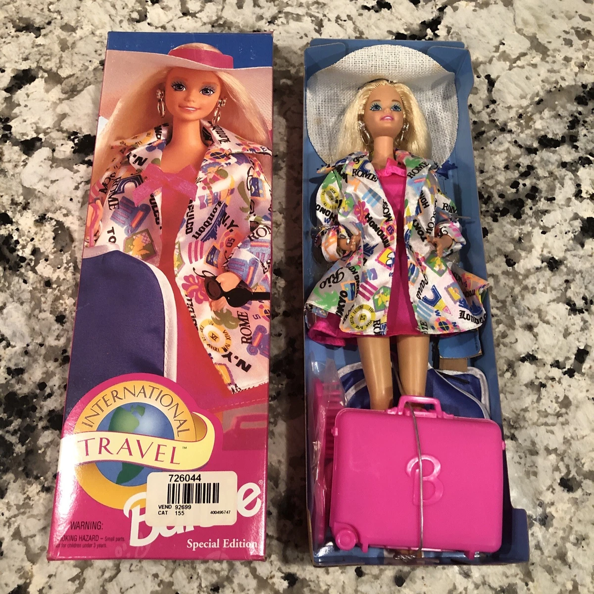 Mattel International Travel Barbie Special Edition 1995 13912 NIB 7
