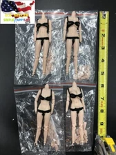 1/12 SCALE  Flexible Joint Female Body Pale/Suntan Figure 6" Model XL bust ❶USA❶