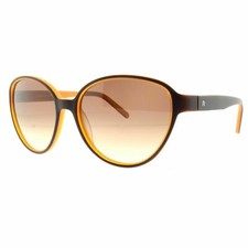 Rodenstock R3268 B Brown / Orange Oval 100 UV Brown Lens Women Sunglasses