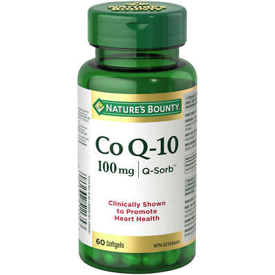 Nature's Bounty CoQ10 Supplement 100 mg - 60 Softgels