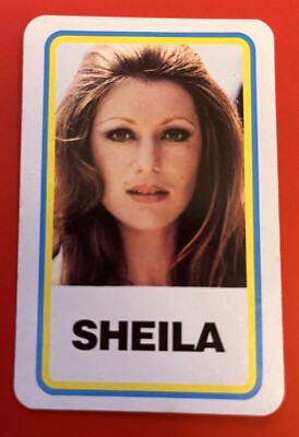 SHEILA RARE VINTAGE 70s TRADING ROOKIE CARD GOLD DISC HIT PARADE