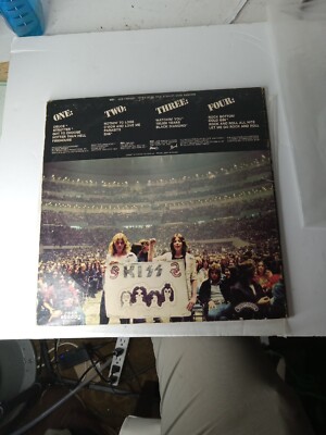 KISS Alive! Live Concert Double Vinyl 2 LP Record Album Gene