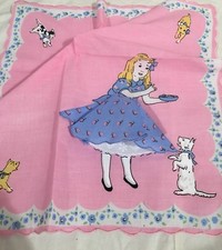 Delightful Fancy Mary Jane New Handkerchief  Hankie  Kitties 