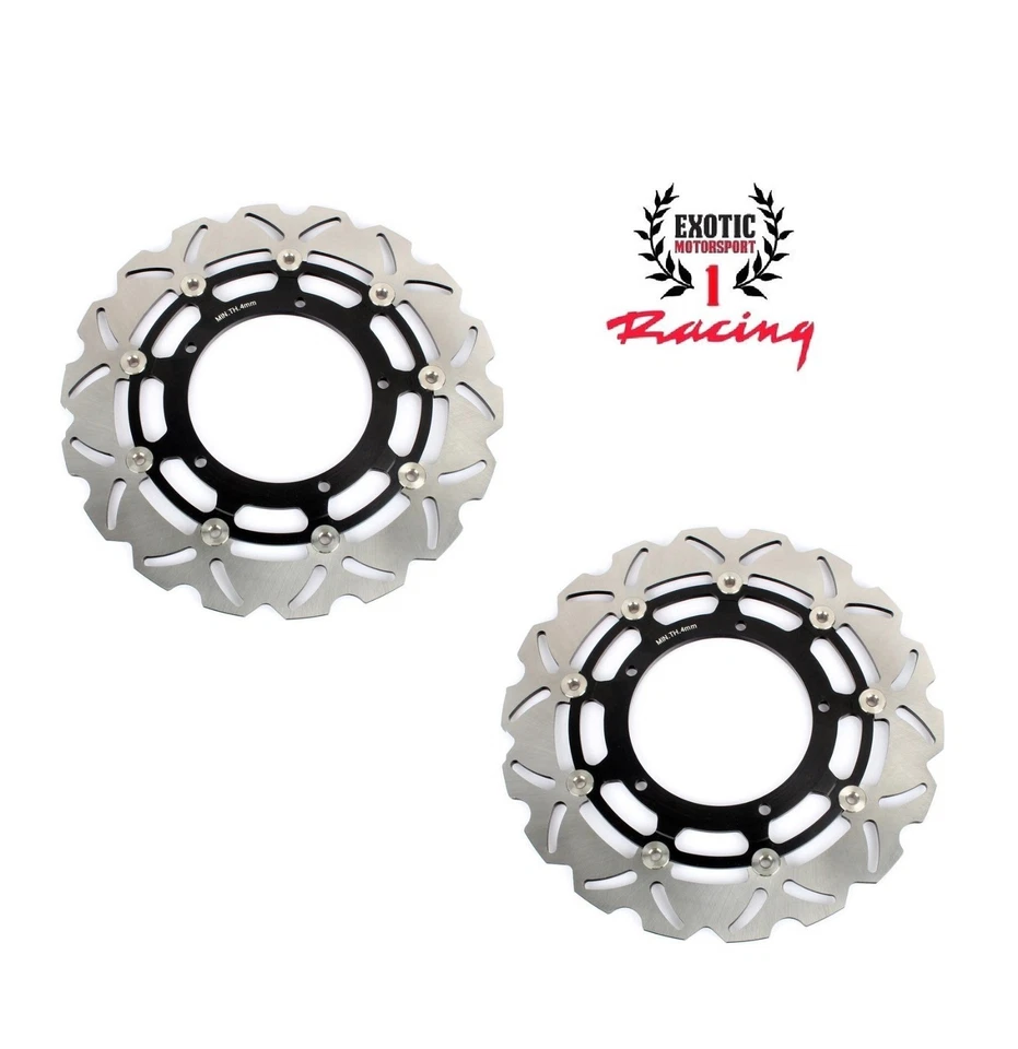 Front Rear Brake Disc Rotors Set For Yamaha YZF R1 15-2020 R6 2017-21 - Image 2 of 4