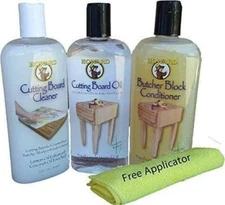 Howard Butcher Block Oil, Conditioner and Cutting Board Cleaner 12 Ounce