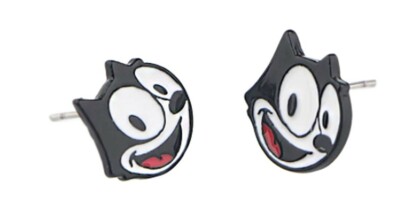Felix The Cat Stud Earrings