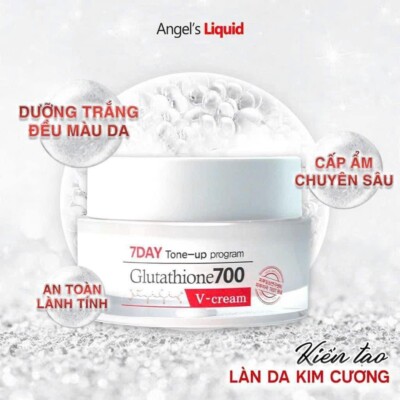 Angel s Liquid 7 Day Whitening Program Glutathione 700 V-Cream 30ml K-Beauty