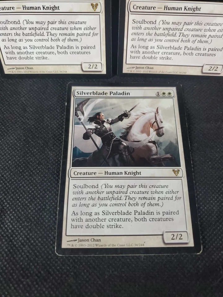 3x Silverblade Paladin Avacyn Restored 2xNM 1xLP MTG Magic The Gathering MTG ** - Image 4 of 4